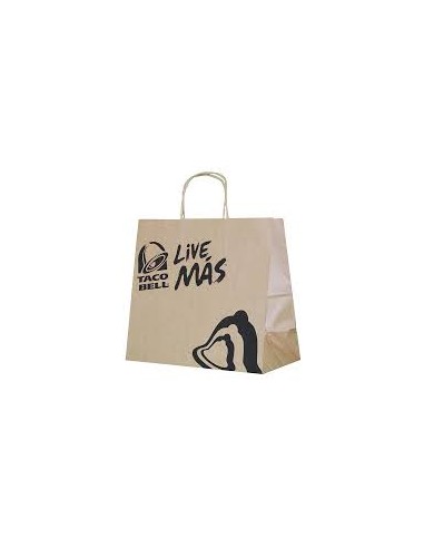 Bolsa de papel asa rizada de 36 + 16 x 43...