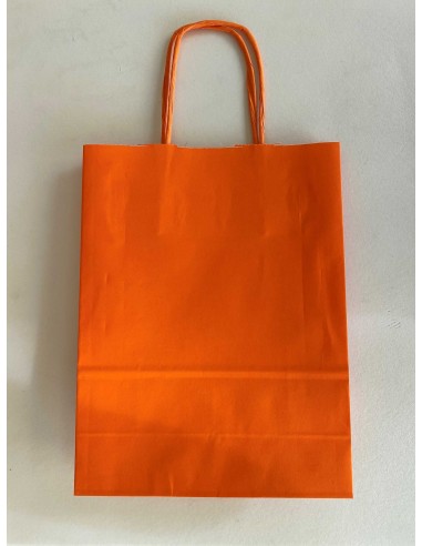 Bolsa de papel asa rizada de 24 + 11 x 32...