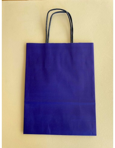 Bolsa de papel asa rizada de 32 + 11 x 41...