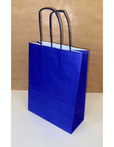 Bolsa de papel asa rizada de 32 + 11 x 41...