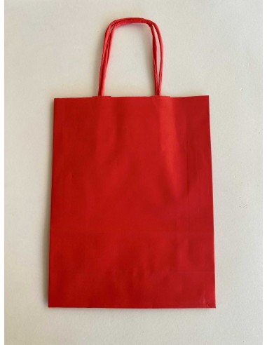 Bolsa de papel asa rizada de 32 + 11 x 41...
