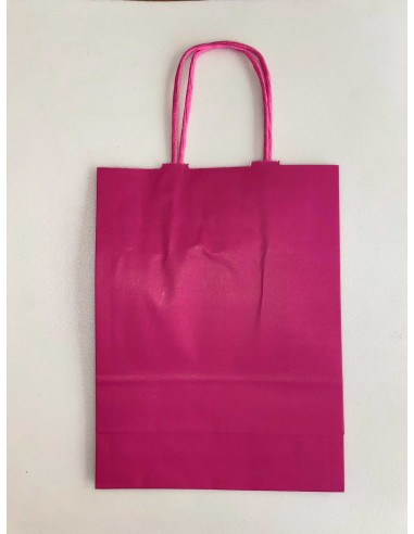 Bolsa de papel asa rizada de 32 + 11 x 41...