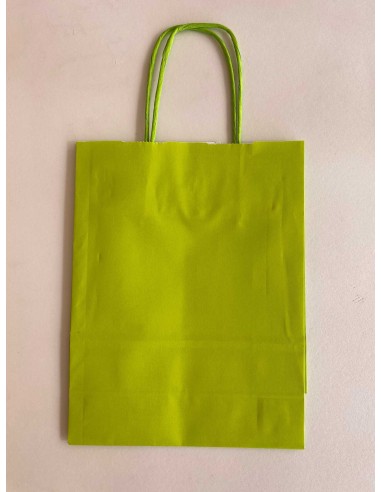 Bolsa de papel asa rizada de 32 + 11 x 41...