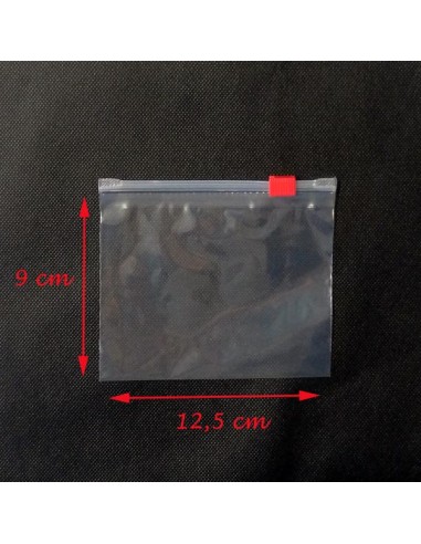 Bolsa de Polietileno con Cierre por Cursor 12,5 x 9 cm