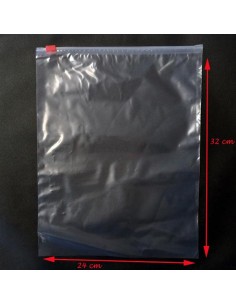 Bolsa de Polietileno con Cierre por Cursor 24 x 32 cm
