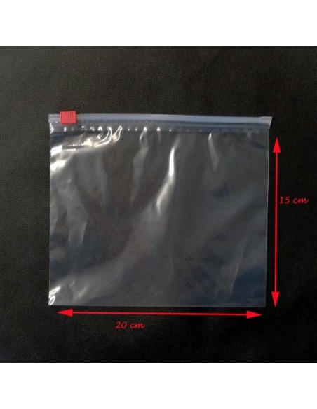 Bolsa de Polietileno con Cierre por Cursor 25 x 17 cm