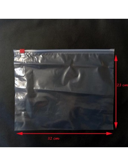 Bolsa de Polietileno con Cierre por Cursor 32 x 23 cm