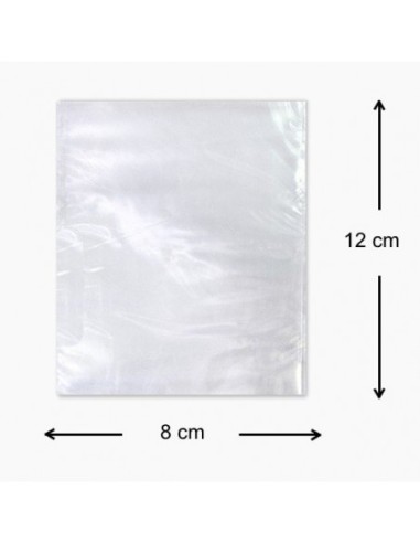 Bolsa de Plastico Transparente 8 x 12 cm