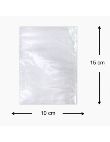 Bolsa de Plastico Transparente  10 x 15 cm