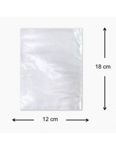 Bolsa de Plastico Transparente 12 x 18 cm