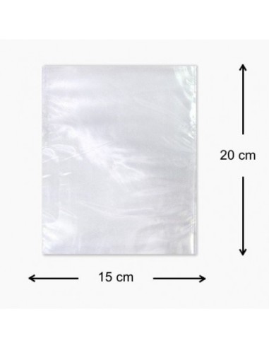Bolsa de Plastico Transparente 15 x 20 cm
