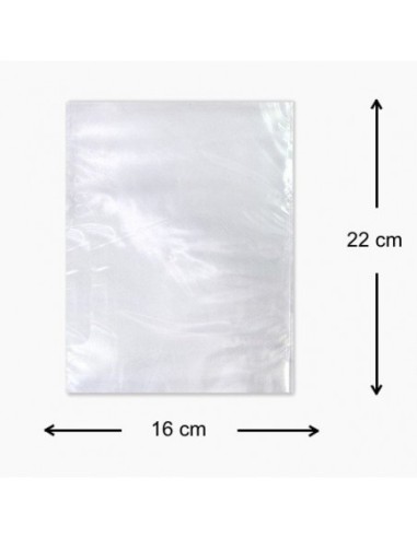 Bolsa de Plastico Transparente 16 x 22 cm