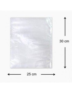 Bolsa de Plastico Transparente  25 x 30 cm
