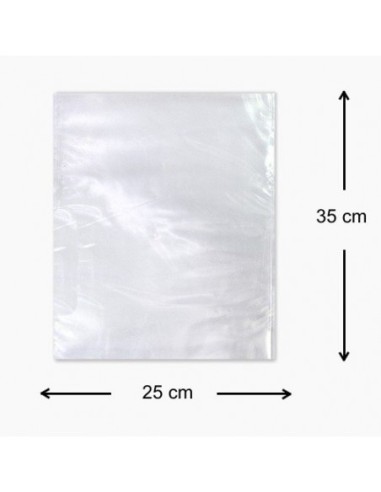 Bolsa de Plastico Transparente  25 x 35 cm