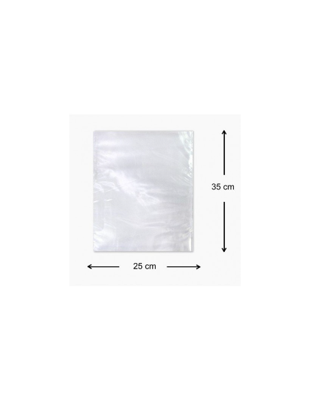 Bolsa de Plastico Transparente  25 x 35 cm