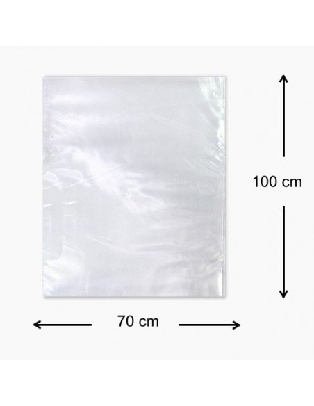 Bolsa de Plastico Transparente 70 x 100 cm