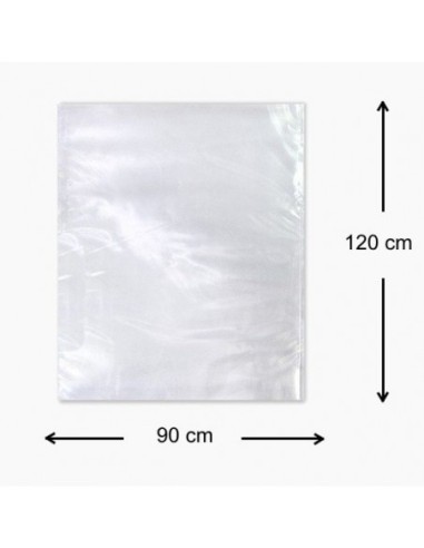 Bolsa de Plastico Transparente 90 x 120 cm