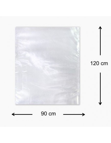 Bolsa de Plastico Transparente 90 x 120 cm