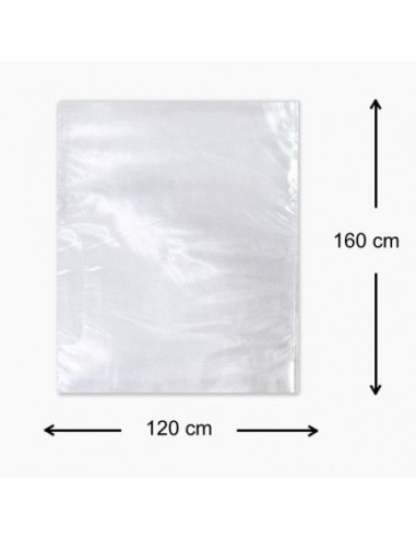 Bolsa de Plastico Transparente 120 x 160 cm