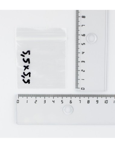Bolsa de plastico autocierre 5,5 x 5,5 cm