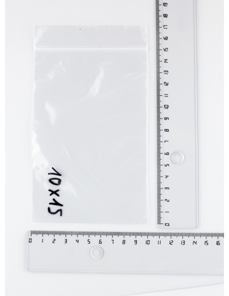 Bolsas con Autocierre Zip transparentes de 10 x 15 cm