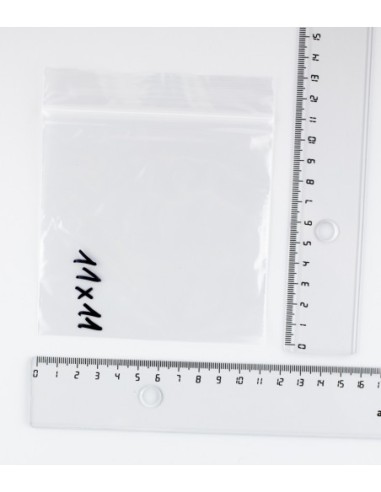 Bolsa de plástico autocierre 11 x 11 cm