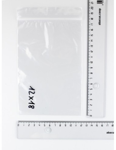 Bolsa de plástico con autocierre 12 x 18 cm