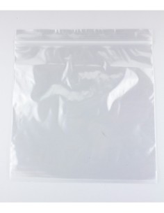 Bolsas con cierre Zip Transparentes con tiras blancas 4X6 CM