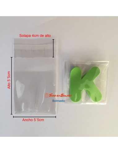 Bolsa Polipropileno con Solapa Adhesiva de 5,5...