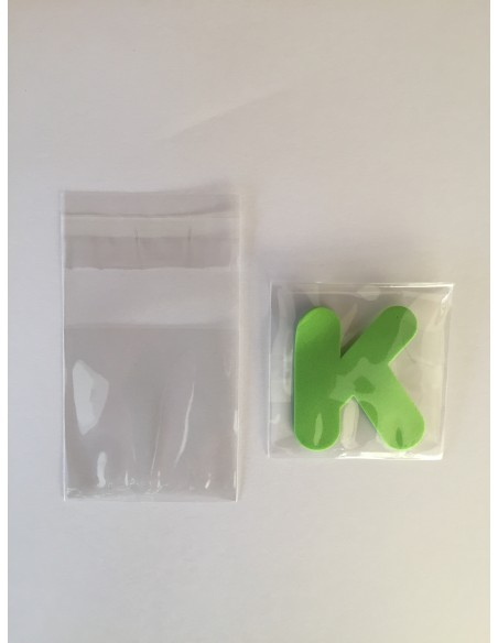 Bolsa Polipropileno con Solapa Adhesiva de 5,5 x 5,5 cm