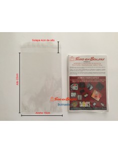 Bolsa de Polipropileno con Solapa Adhesiva  15 x 22 cm 2
